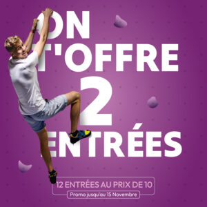 Climb Up Aubagne : 12 entrées au prix de 10